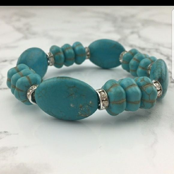 T&J Designs Jewelry - Turquoise Flat Circle Bracelets!